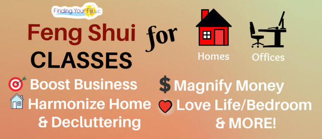 Classes for Feng Shui Connecting with Angels, Decluttering & more